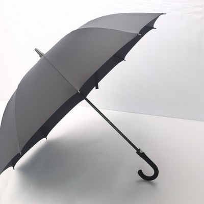 27 "8-Bone, Curved Handle Golf Automatic Umbrella