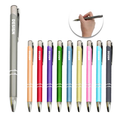 Metal Ballpoint Pen with Aluminum Barrel
