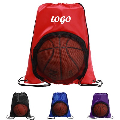 See Through Drawstring Backpack for Sport Balls